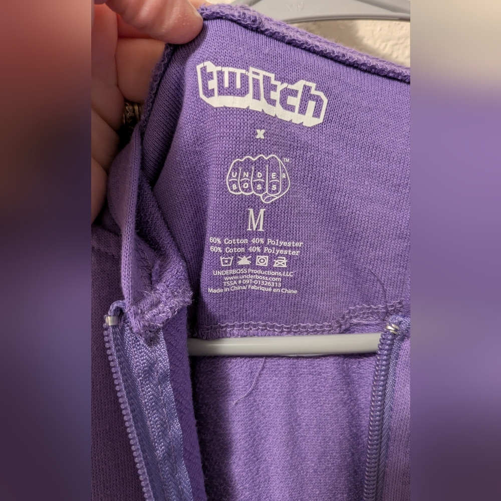 Twitch Purple Onesie - Picture 4 of 5